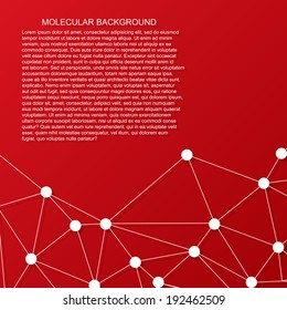 Molecule background