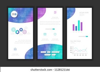 Molecule Background DNA page template.