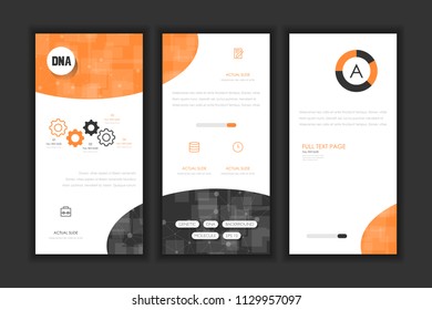 Molecule Background DNA page template.
