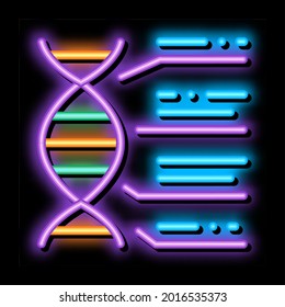 Molecule Chemical Consist Biomaterial neon light sign vector. Glowing bright icon transparent symbol illustration