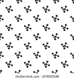 Molecule chemistry pattern vector seamless repeating for any web design