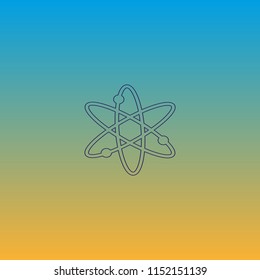 molecule, chemistry, physics, icon