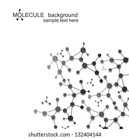 Molecule And Communication Background - Vector Illustration, Graphic Design Useful For Your Design