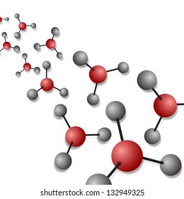 Molecule And Communication Background - Vector Illustration, Graphic Design Useful For Your Design