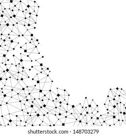 Molecule And Communication Background - Vector Illustration, Graphic Design Useful For Your Design