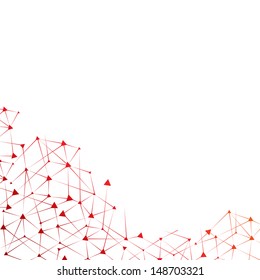 Molecule And Communication Background - Vector Illustration, Graphic Design Useful For Your Design