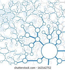 Molecule And Communication Background - Vector Illustration, Graphic Design Useful For Your Design 