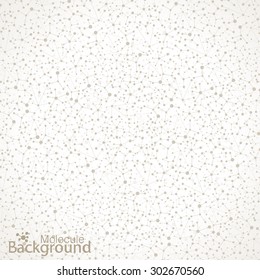 Molecule and communication background for your design. Vector illustration.