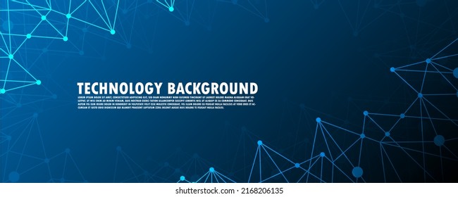 Molecule and communication geometric graphic background. Connected lines with dots. Concept of the science, chemistry, biology, medicine, technology. EP.1.Hi-tech communication concept innovation 