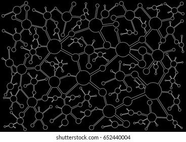 Molecule And Communication on the black Background - Illustration
Outline, Technology, Built Structure, Construction Frame, Molecule, Line, Abstract