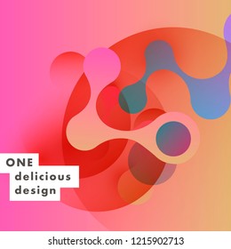 Molecule design connect background and atoms molecular structure