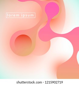 Molecule design connect background and atoms molecular structure