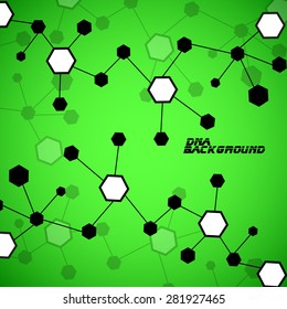 Molecule DNA. Abstract background. Vector illustration. Eps10