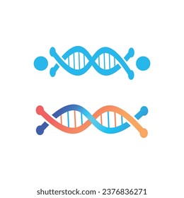 Molecule dna design element icon with creative modern concept