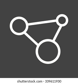 Molecule, dna, science icon vector image. Can also be used for healthcare and science. Suitable for use on web apps, mobile apps and print media.
