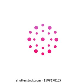 molecule dot Logo symbol and icon Template vector