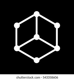 Molecule flat icon