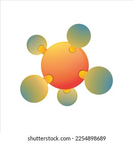 A molecule form consists of 1 main element and 5 other elements