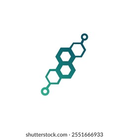 Molecule generic vector logo template design

