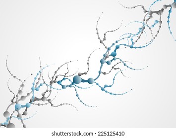molecule heart Healthcare and Medical background