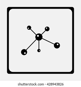 Molecule icon.