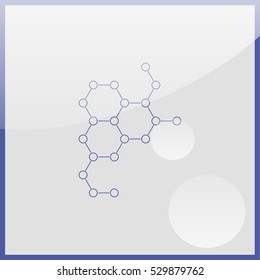 Molecule icon.