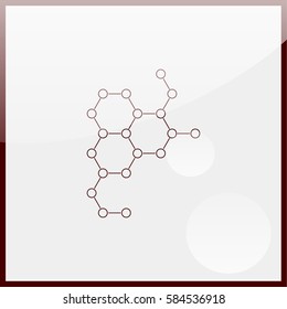 Molecule icon.