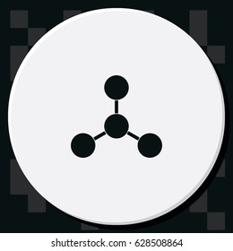 Molecule icon.