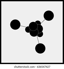 Molecule icon.