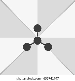 Molecule icon.