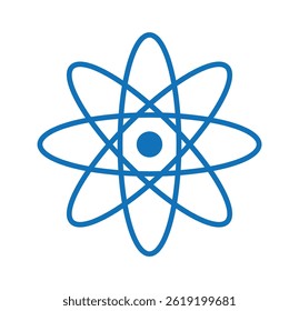Molecule icon. Atom icon set. Molecule, cell, atom, protein editable stroke outline icons set isolated on white background flat isolated vector illustration.