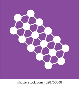 Molecule icon. Chemistry icon. Education icon.