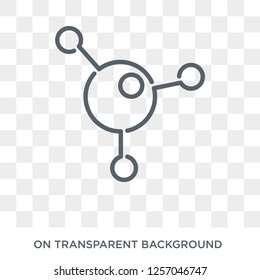 Molecule icon. Molecule design concept from  collection. Simple element vector illustration on transparent background.