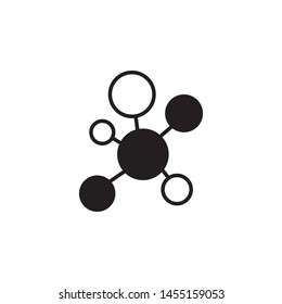 molecule icon design template. Trendy style, vector eps 10