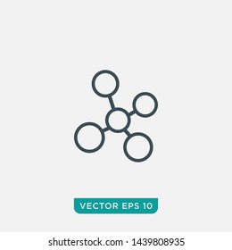 Molecule Icon Design, Vector EPS10
