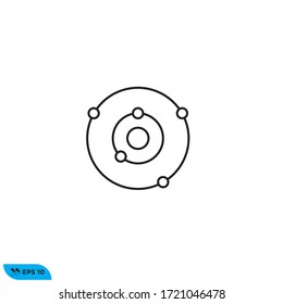 Molecule icon design vector illustration