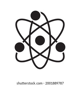 Molecule Icon Design Vector Template Illustration Sign And Symbol In Trendy Flat Style