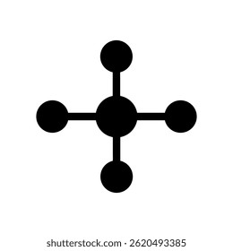 molecule icon illustration element design