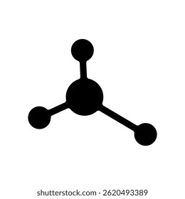 Diseño de elemento de ilustración de icono de molécula