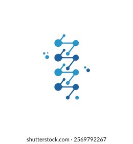 Molecule icon illustration logo flat design