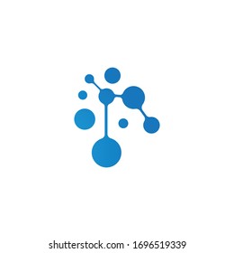 Molecule icon illustration vector design