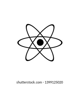molecule icon isolated on white background