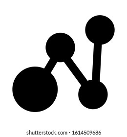 molecule icon isolated sign symbol vector illustration - high quality black style vector icons
