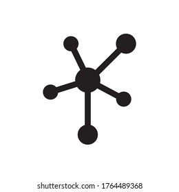 Molecule icon , Laboratory icon vector