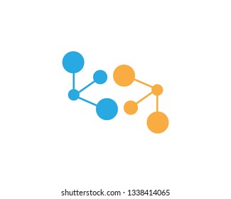 Molecule Icon Logo Template Stock Vector (Royalty Free) 1338414065 ...