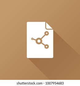 Molecule icon for science