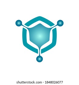 Molecule icon. Science symbol and Lab Icon