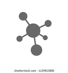 Molecule icon sign