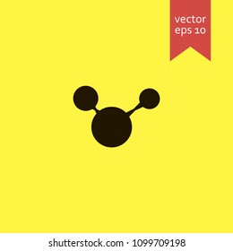 molecule. molecule icon. sign design. Vector EPS 10.