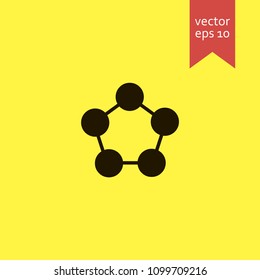molecule. molecule icon. sign design. Vector EPS 10.